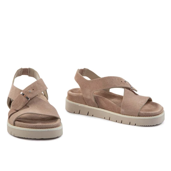 sandali BAKY camoscio tortora