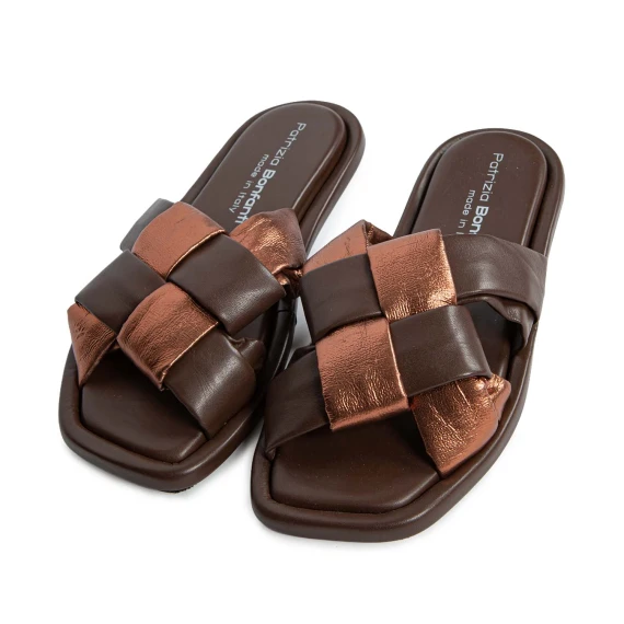 INKA sandals in copper brown