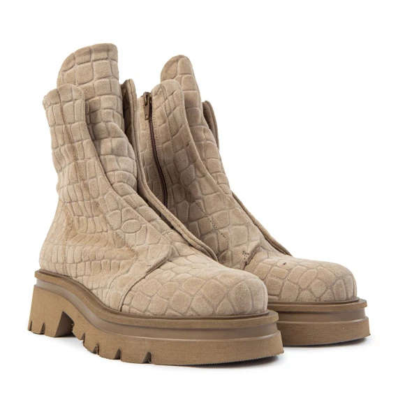 biker KUNI no lace stampa cocco