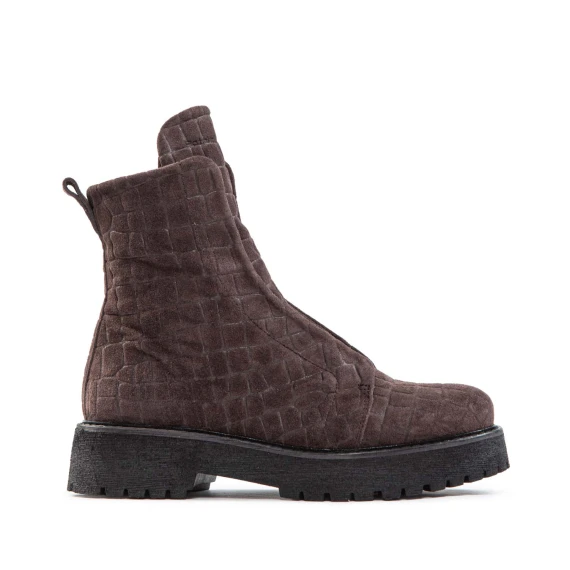 biker KUNI no lace stampa cocco testa di moro