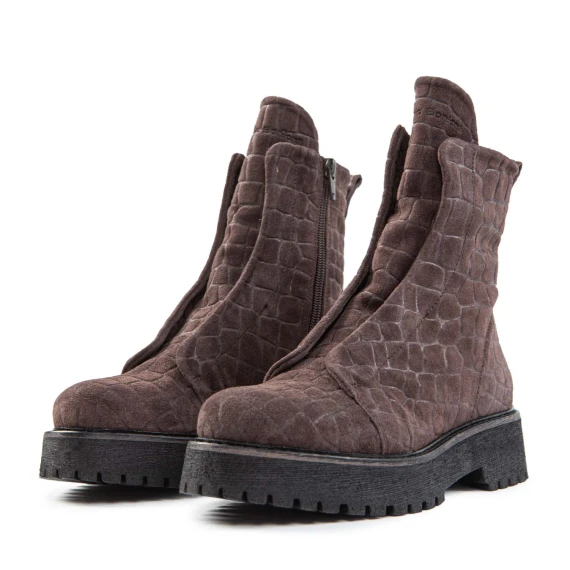 biker KUNI no lace stampa cocco testa di moro