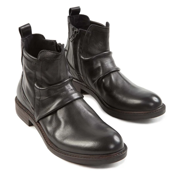 stivaletti BEATLES in pelle nera