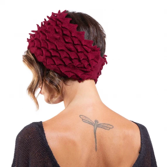 fascia in lana bordeaux