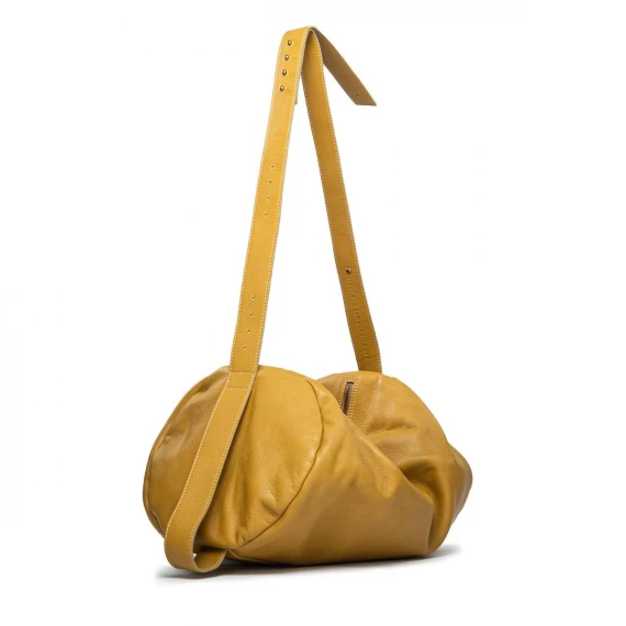 borsa LORICA in pelle orzo