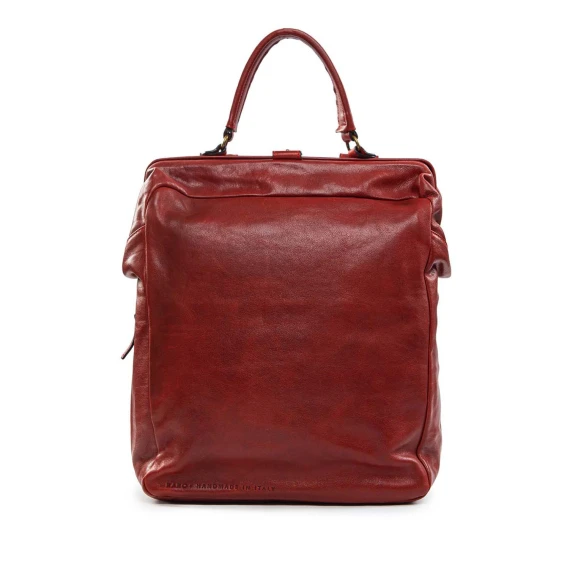 zaino PROFESSORE pelle rosso raro