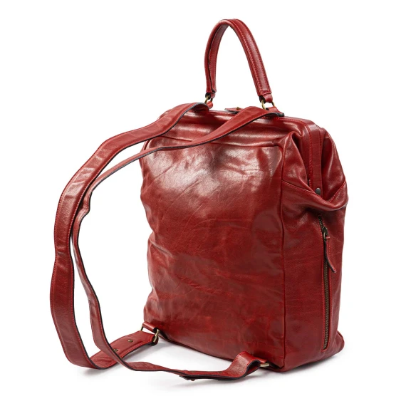 zaino PROFESSORE pelle rosso