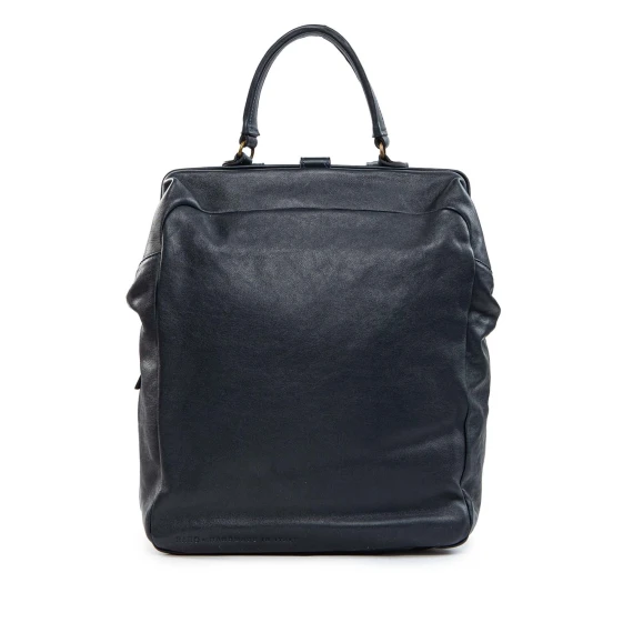 zaino PROFESSORE pelle blu raro