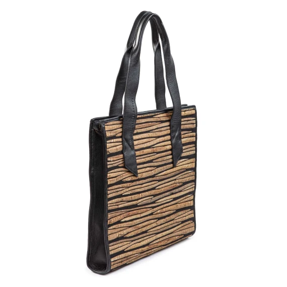 shopper BAMBU nera