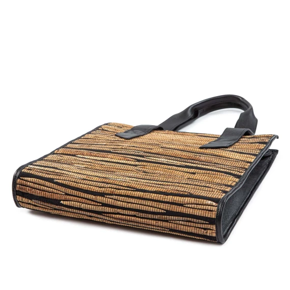 shopper BAMBU nera