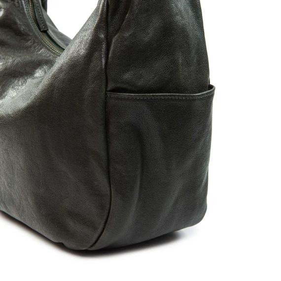 KITHARA green leather shoulder bag