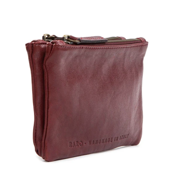 clutch MINI ZELDA pelle rossa