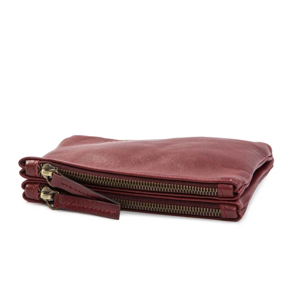 clutch MINI ZELDA pelle rossa