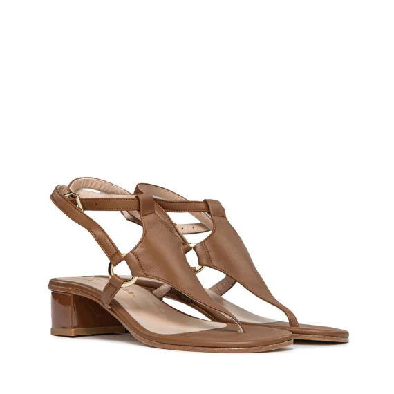 infradito in nappa cuoio