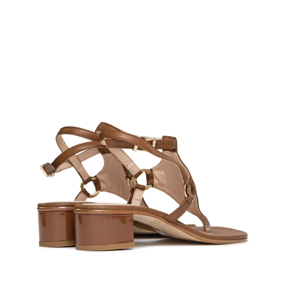 infradito in nappa cuoio