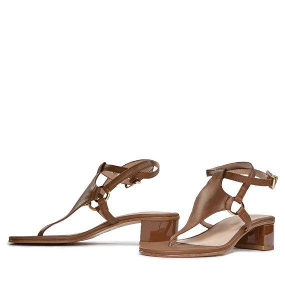 infradito in nappa cuoio