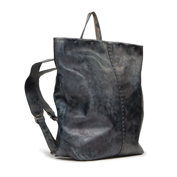 zaino SHEILD in pelle blu