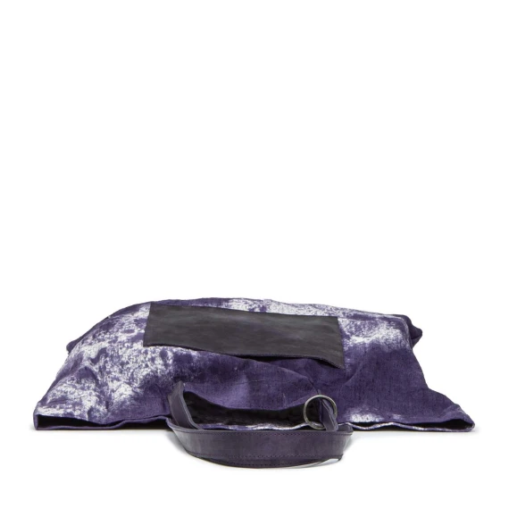 shopper HEMP in tessuto viola