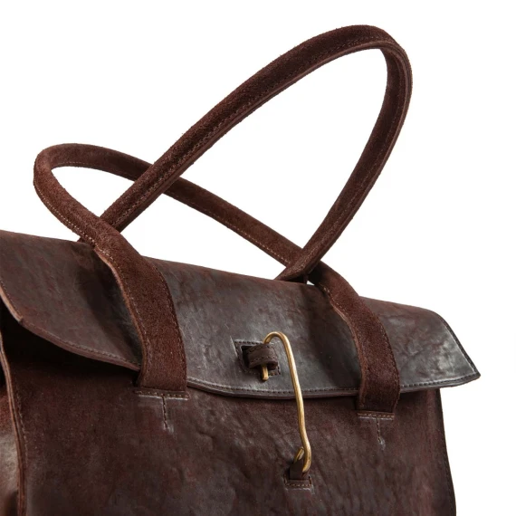 shopper DOCTOR L in pelle marrone