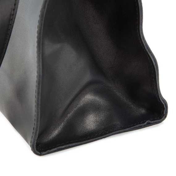 DOCTOR M briefcase in black leather