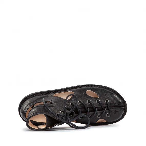 sandali SPOCK in pelle nera