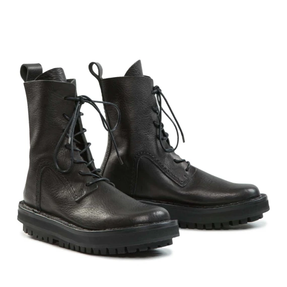 anfibi TARONE in pelle nera