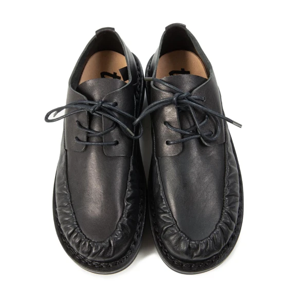 stringate SIEVE in pelle nera