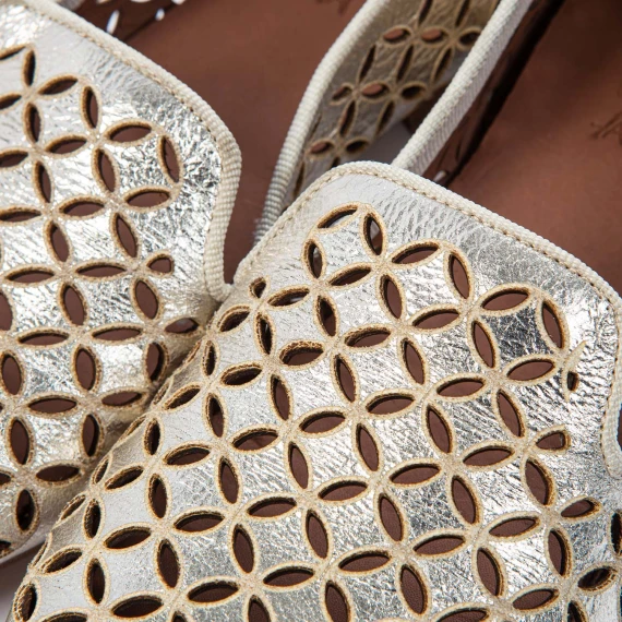 mocassino foro platino