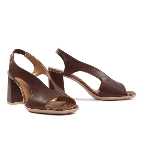 chanel v-neck dark brown leather