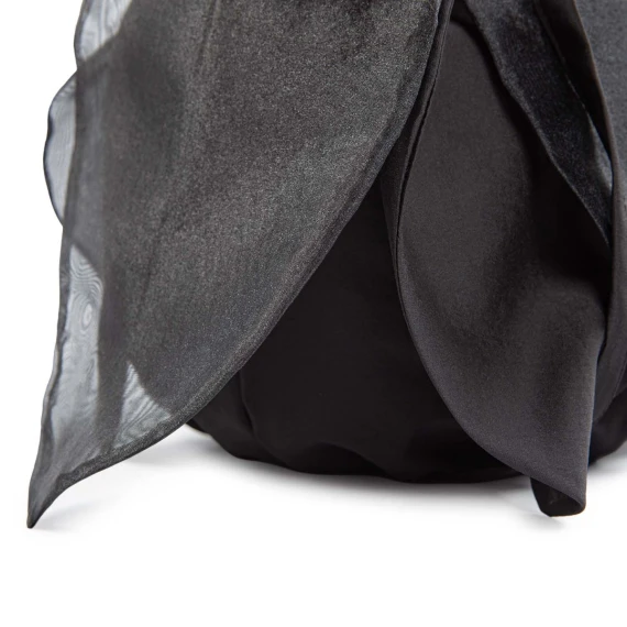 borsa in tulle nero