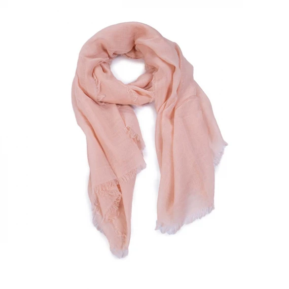 pashmina Eva in lana rosa