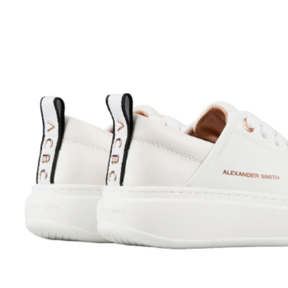 Sneakers Eco-Wembley in eco pelle bianco e topponcino martellato lucido perlato