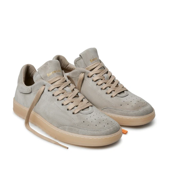 Sneakers Guga in suede beige avorio