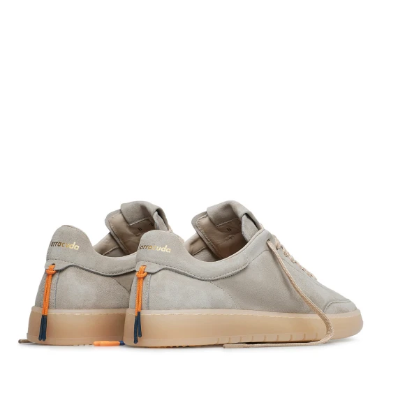 Sneakers Guga in suede beige avorio