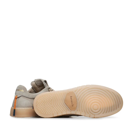 Sneakers Guga in suede beige avorio