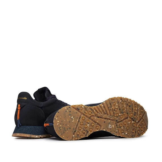 Sneakers Rocket in suede blu navy