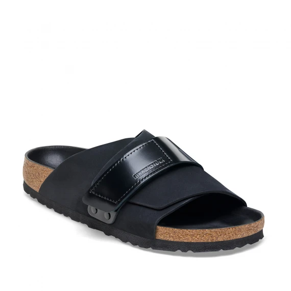 Sandalo Kyoto in nabuk nero