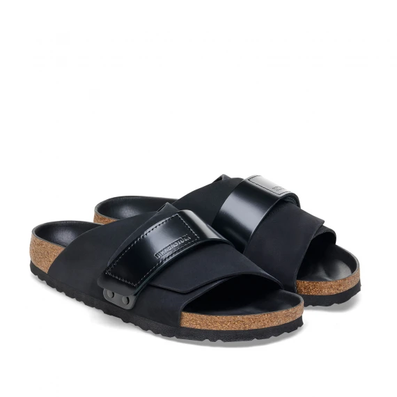 Sandalo Kyoto in nabuk nero