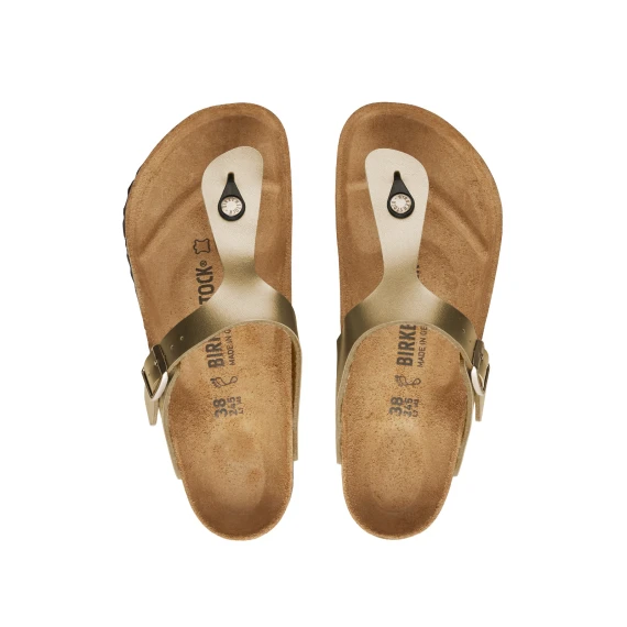 Infradito Gizeh in Birko-Flor dermoaffine oro