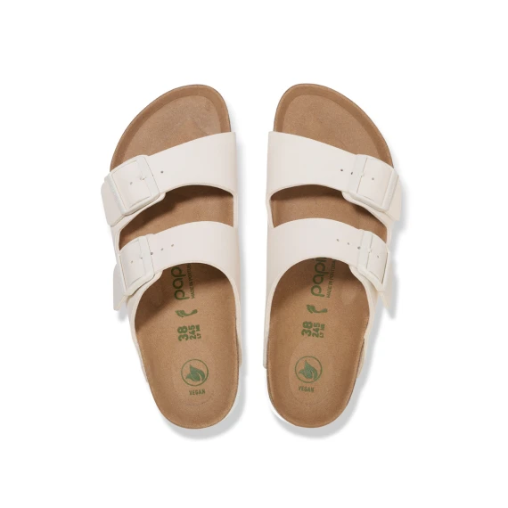 Sandalo Arizon Papillio in pelle vegana Birko Flor bianco