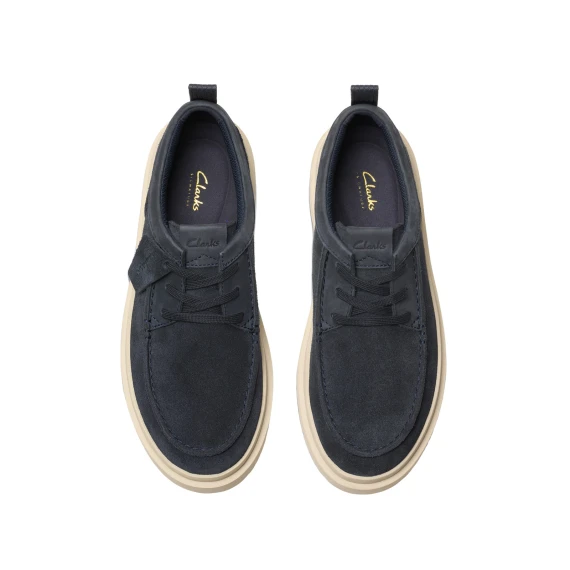 Scarpa legata Torhill in morbido suede blu navy