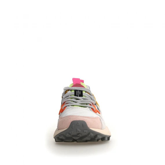 Sneakers Yamano bianco rosa 