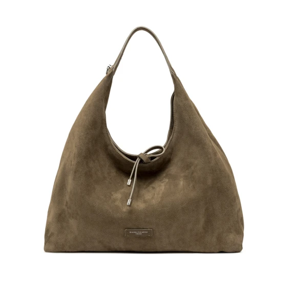 Borsa Angelica in nabuk taupe