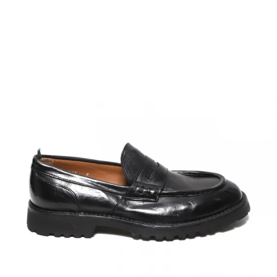 Mocassino in morbida pelle a concia vegetale nera - Taglia 43.5 - green george