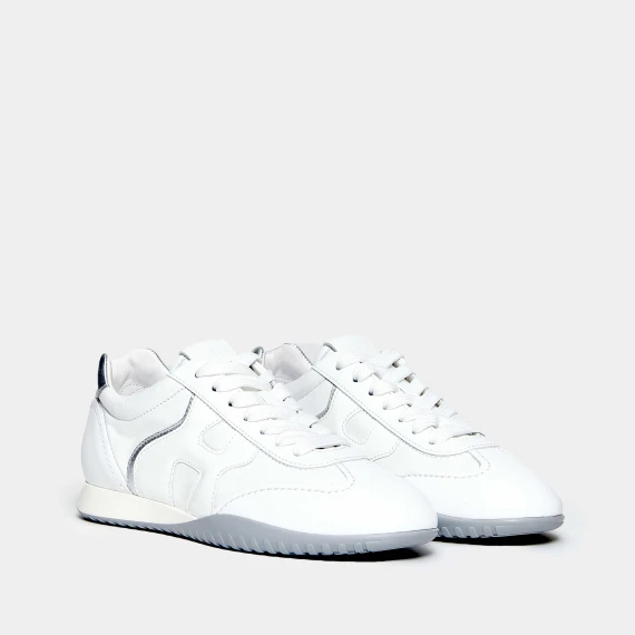 Sneakers OLYMPIA-Z in pelle bianca 