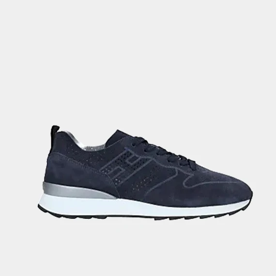 Sneakers H261 in pelle blu