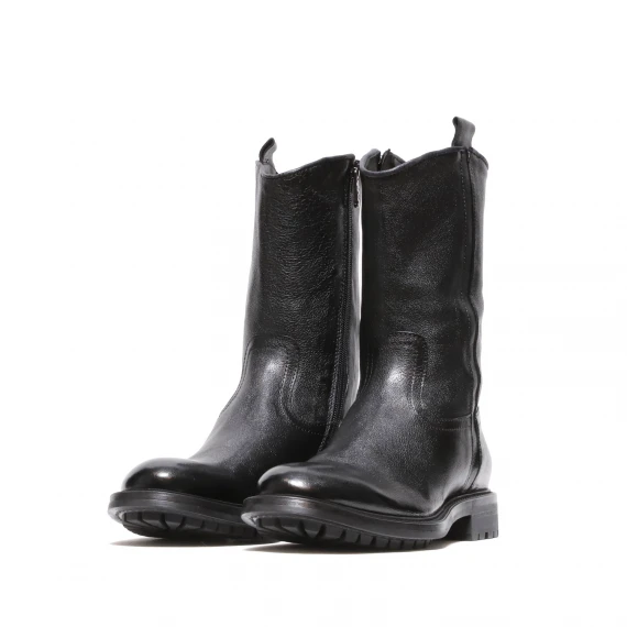Stivaletto in bufalo nero