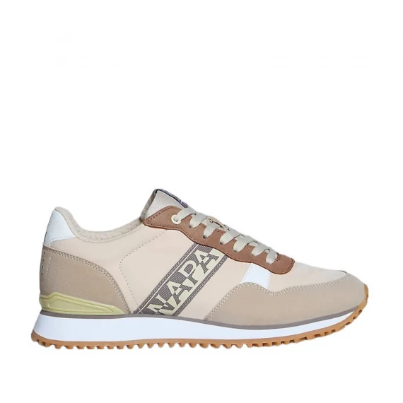 Sneakers Cosmos in suede e tessuto tecnico beige