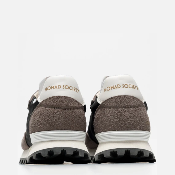 Sneakers in materiali Animal Free Certified nero e grigio