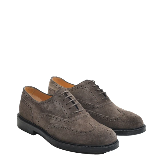 Oxford in suede pepe