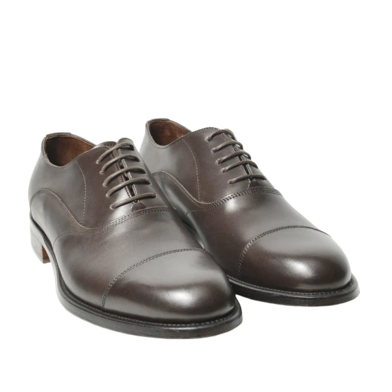 Francesina legata in pelle ebano